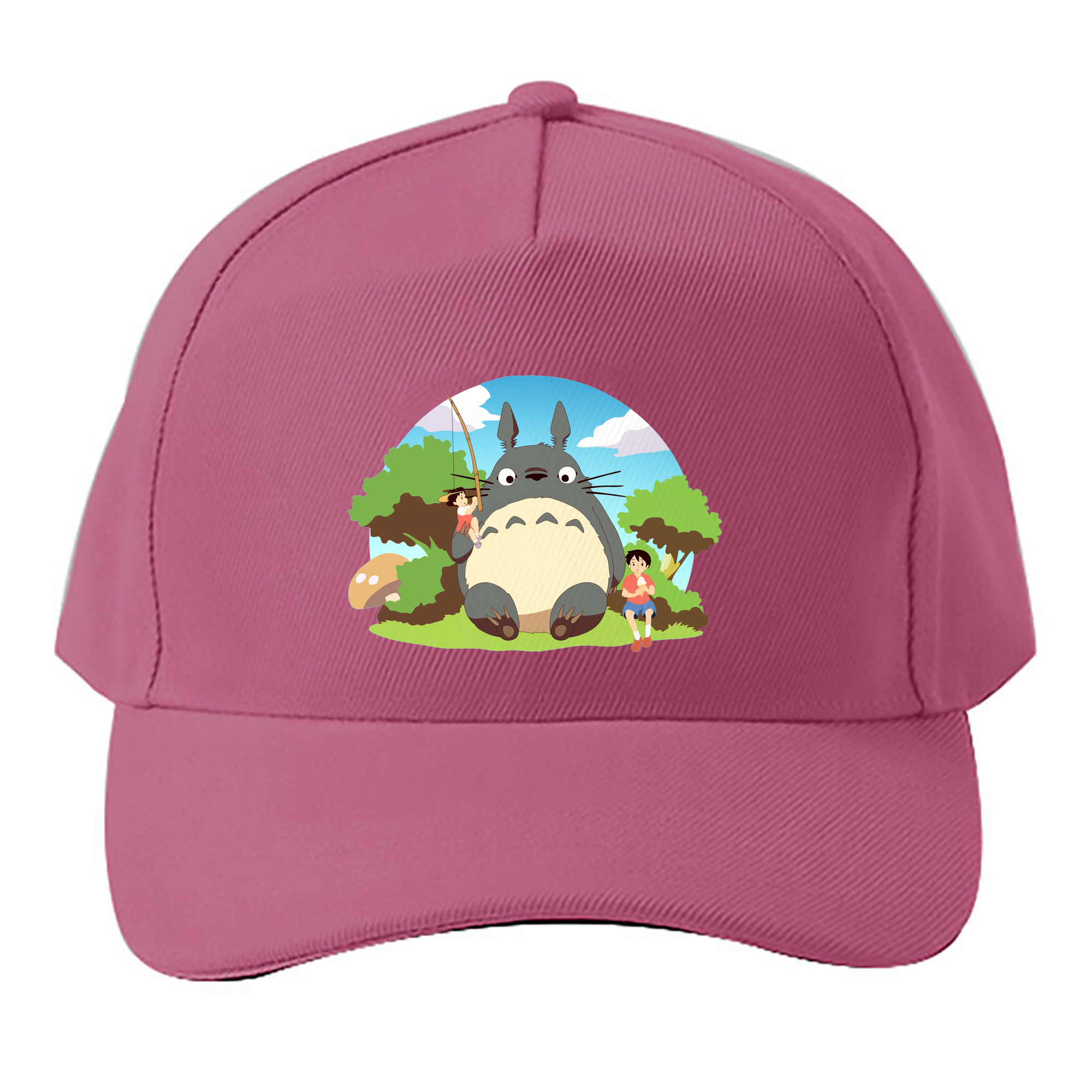 （画像用） となりのトトロ 草壁メイ 草壁サツキ My Neighbor Totoro Satsuki Kusakabe Mei Kusakabe ベースボールキャップ 綿100％ 男女兼用 帽子 スポーツ